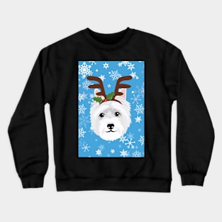 I'm dreaming of a West Highland White Christmas Crewneck Sweatshirt